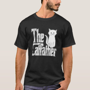 Camiseta Papá Gato El Padrino Gato Lindo Padre Gato Gatito