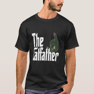 Camiseta Papá Gato El Padrino Gato Lindo Padre Gato Gatito 