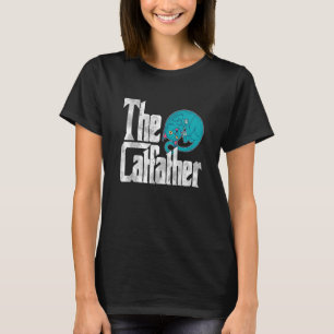 Camiseta Papá Gato El Padrino Gato Loco Gato Lindo Padre Ga