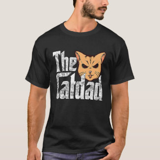 Camiseta Papá Gato El Padrino Gato Loco Padre Gato Lindo Ga