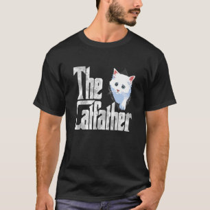 Camiseta Papá Gato El Padrino Gato Loco Padre Gato Lindo Ga