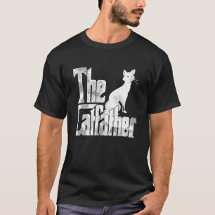 Camiseta Papá Gato El Padrino Gato Loco Padre Gato Loco Pad