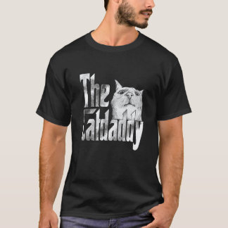 Camiseta Papá Gato El Padrino Gato Padre Gato Loco Papá Gat