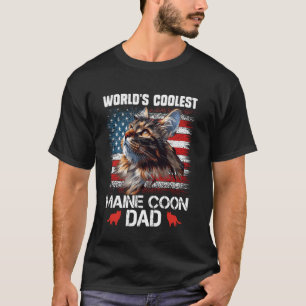 Camiseta Papá Gato EL PAPÁ DE MAINE COON MÁS GENIAL DEL MUN