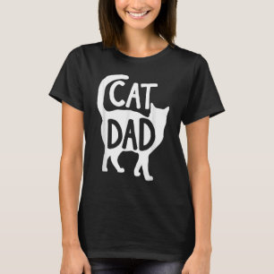 Camiseta Papá Gato Gato Gatito Día del Padre para Papá