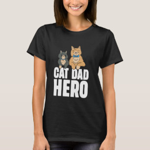 Camiseta Papá Gato Héroe Papá Gato