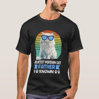 Camiseta Papá Gato MAYOR PADRE DE GATO PERSA CONOCIDO Vinta