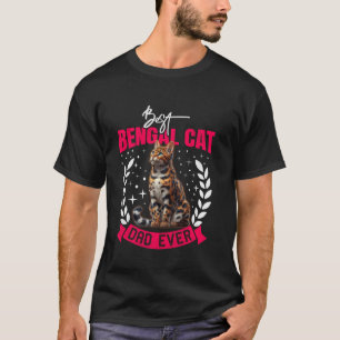 Camiseta Papá Gato MEJOR GATO BENGALÍ PAPÁ DE TODOS Los Ama