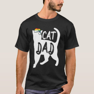 Camiseta Papá Gato Navidad Lindo LGBT-Orgullo Gay X-Mas Pij