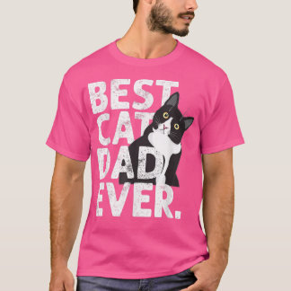Camiseta Papá Gato Padre Mejor Papá Gato 