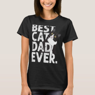 Camiseta Papá Gato Padre Mejor Papá Gato