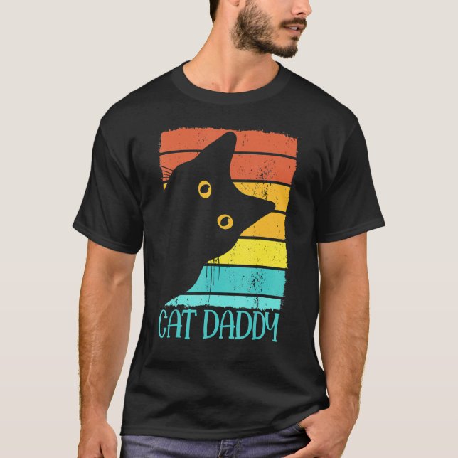 Camiseta Papá Gato  Papi Gato (Anverso)