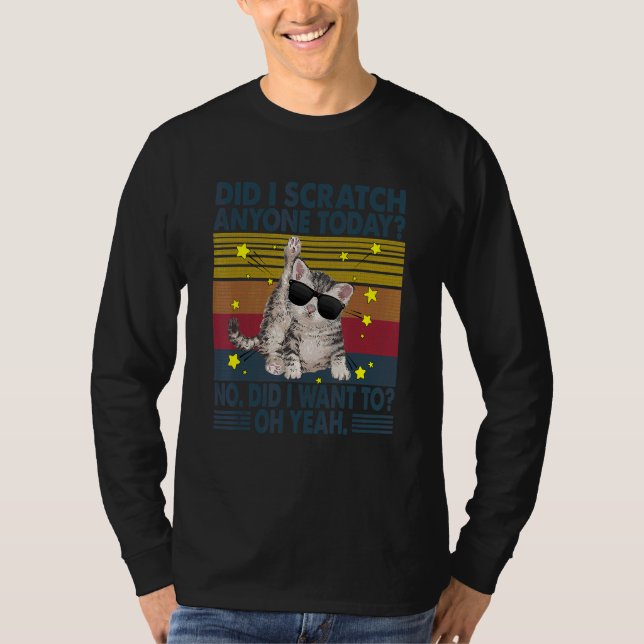 Camiseta Papá Gato Sarcástico ¿He Traído A Alguien Hoy? (Anverso)