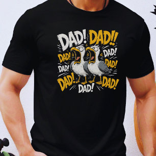 Camiseta Papá Gaviota Divertido Día del Padre Humor de Pája