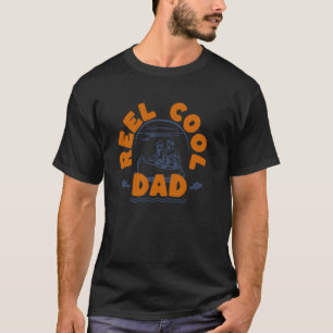 Camiseta Papá Genial Carrete Divertido Hombres Pesca