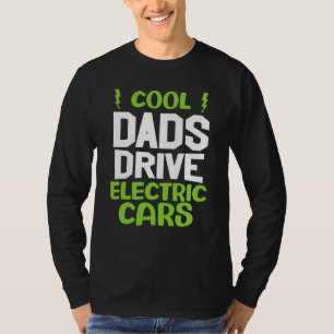 Camiseta Papá genial conduce coche eléctrico presenta condu