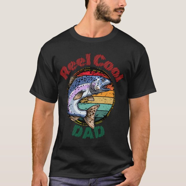 Camiseta Papá Genial de Pesca (Anverso)