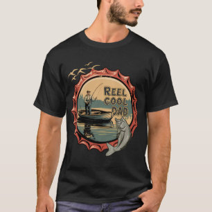 Camiseta Papá Genial de Pesca con Carrete