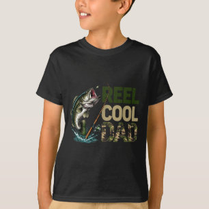 Camiseta Papá genial de pesca padre camuflaje pescador