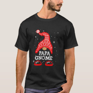 Camiseta Papa Gnome Navidades graciosos que coinciden con e