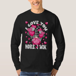 Camiseta Papá Gnomo Rosa Con Barba Rosa Para Hombres Te Amo