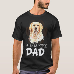 Camiseta Papá Golden Retriever Día del Padre