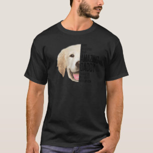 Camiseta Papá Golden Retriever Feliz Día del Padre a Mi Inc