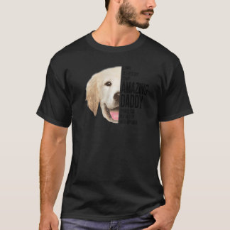 Camiseta Papá Golden Retriever Feliz Día del Padre a Mi Inc