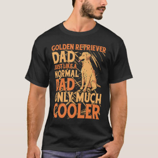Camiseta Papá Golden Retriever igual que un papá normal sol