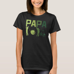 Camiseta Papa Golf Jugador Papá Día del Padre Golf Club Gol