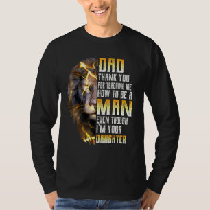 Camiseta Papá Gracias Por Enseñarme A Ser Hombre