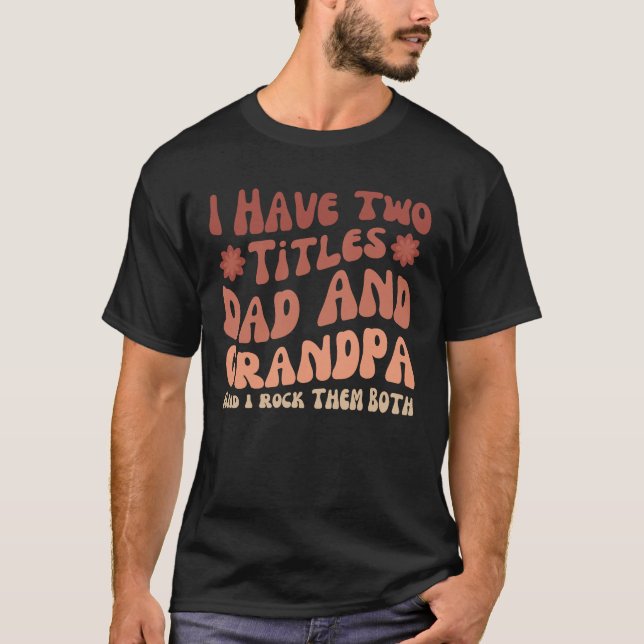 Camiseta Papá gracioso cita al abuelo Guay Papá (Anverso)