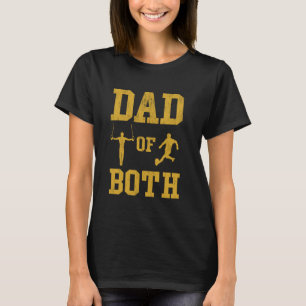 Camiseta Papá gracioso de ambos padres deportivos de gimnas