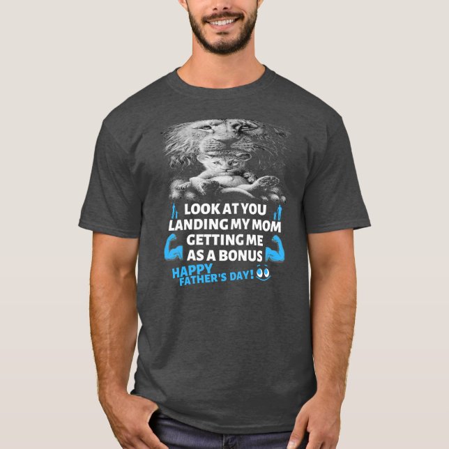 Camiseta Papá Gracioso Te Mira Aterrizando A Mi Mamá Conduc (Anverso)
