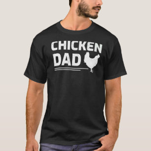 Camiseta Papá Granjero de Pollos Retro Estilo Mejor Regalo
