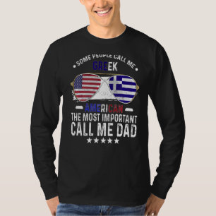 Camiseta Papá griego Grecia padre día papá papá griego esta