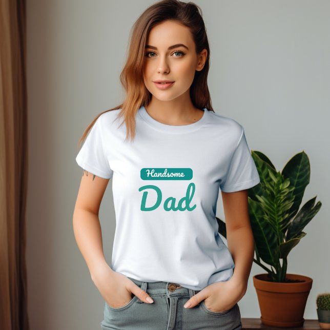 Camiseta Papá guapo - El mejor título que puede tener un ho (Subido por el creador)