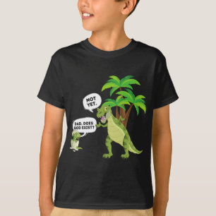 Camiseta Papá hace que Dios exista Dino Dinosaurio divertid