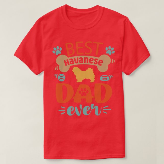 Camiseta Papá hayano de perro (Diseño del anverso)