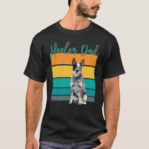 Camiseta Papá Heeler I Perro Ganadero Australiano I Familia