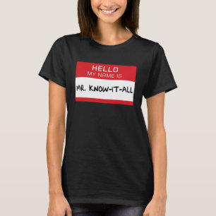 Camiseta Papá Hermano Esposo Sr. Conóselo Todo