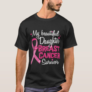 Camiseta Papá hermoso de la mamá del superviviente del