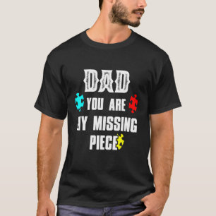 Camiseta Papá Hijo Hija Eres Mi Pieza Faltante Padre L