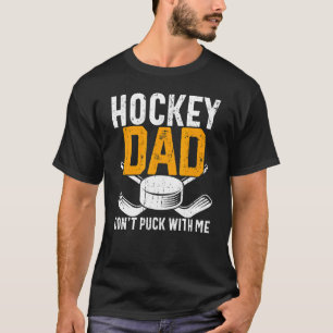 Camiseta Papá hockey masculino no se mete conmigo