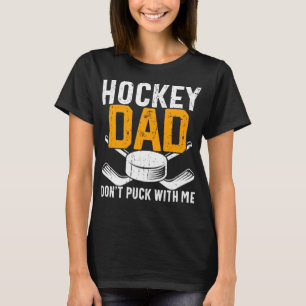 Camiseta Papá hockey no se mete conmigo, papá divertido de 