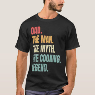 Camiseta Papá Hombre Mitos Cocinar A Los Padres Mejor Cocin
