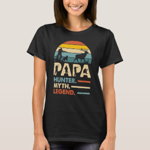 Camiseta Papa Hunter, leyenda del mito que persigue el día