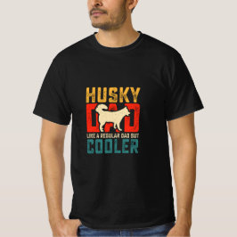 Camiseta Papá Husky, papá regular elevado a frío gracioso