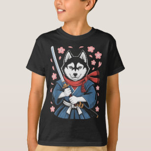 Camiseta Papá Husky Siberiano Cosas Lindas de Anime Japonés