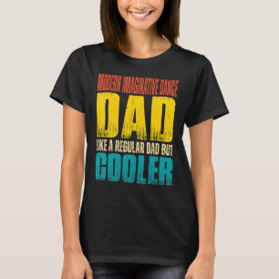 Camiseta Papá imaginativo moderno bailando como un padre co
